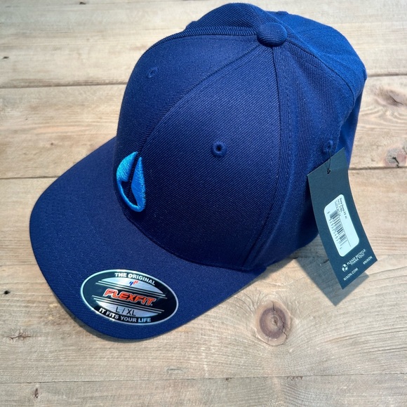 Nixon baseball hat, Flexfit size L/XL, navy blue - Picture 2 of 8